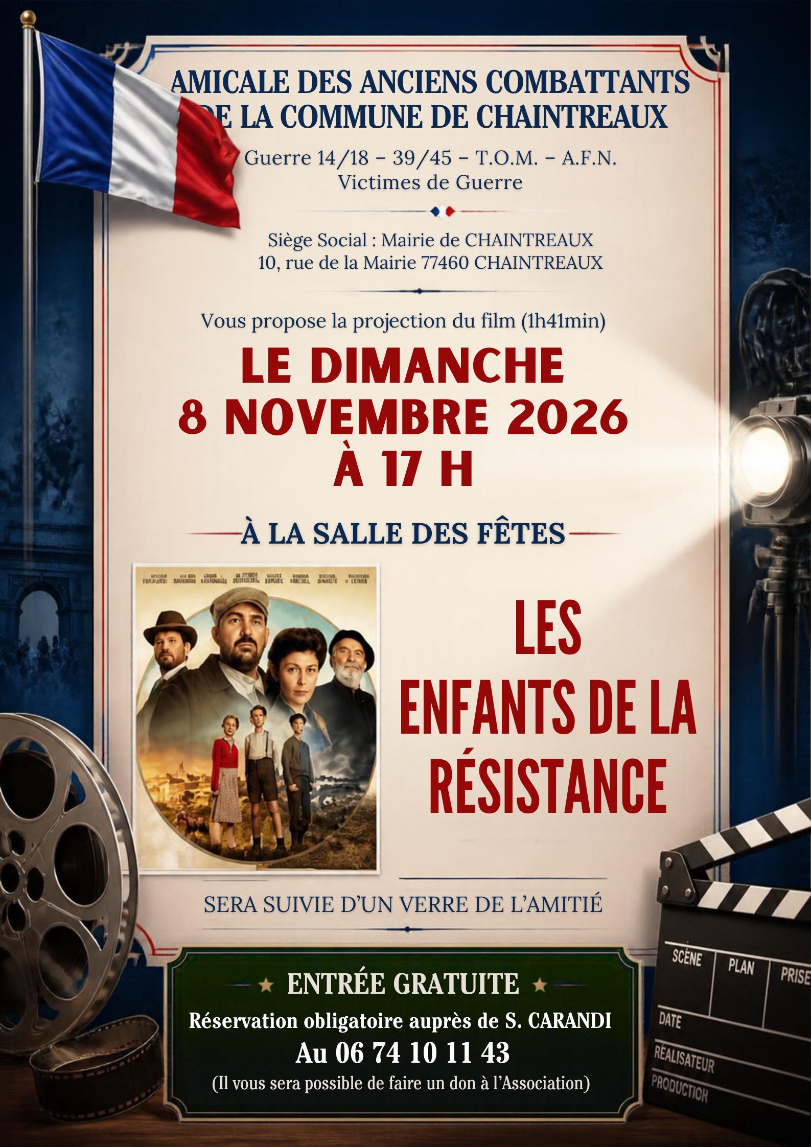 Affiche de projection cinéma (1)
